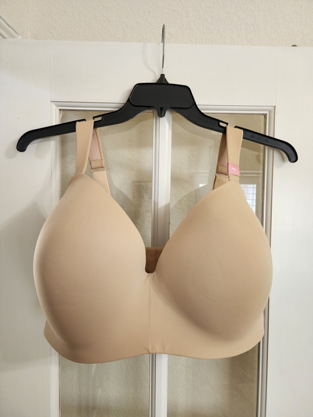 NWOT Cacique 40H Lightly Lined No Wire T Shirt Bra Nude Beige Full Coverage